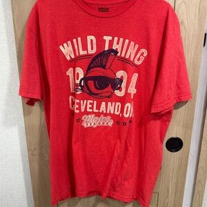 'Wild Thing' Red Graphic Tee